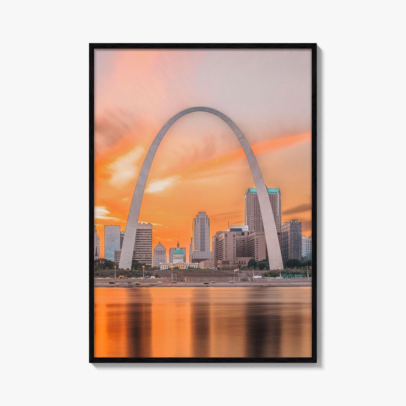 St Louis Fine Art Photo Print, Missouri USA, Mississippi River, STL, Wall Decor Poster