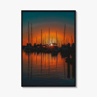 Ventura Harbor Fine Art Photo Print, California, USA, Marina, Wall Decor Poster