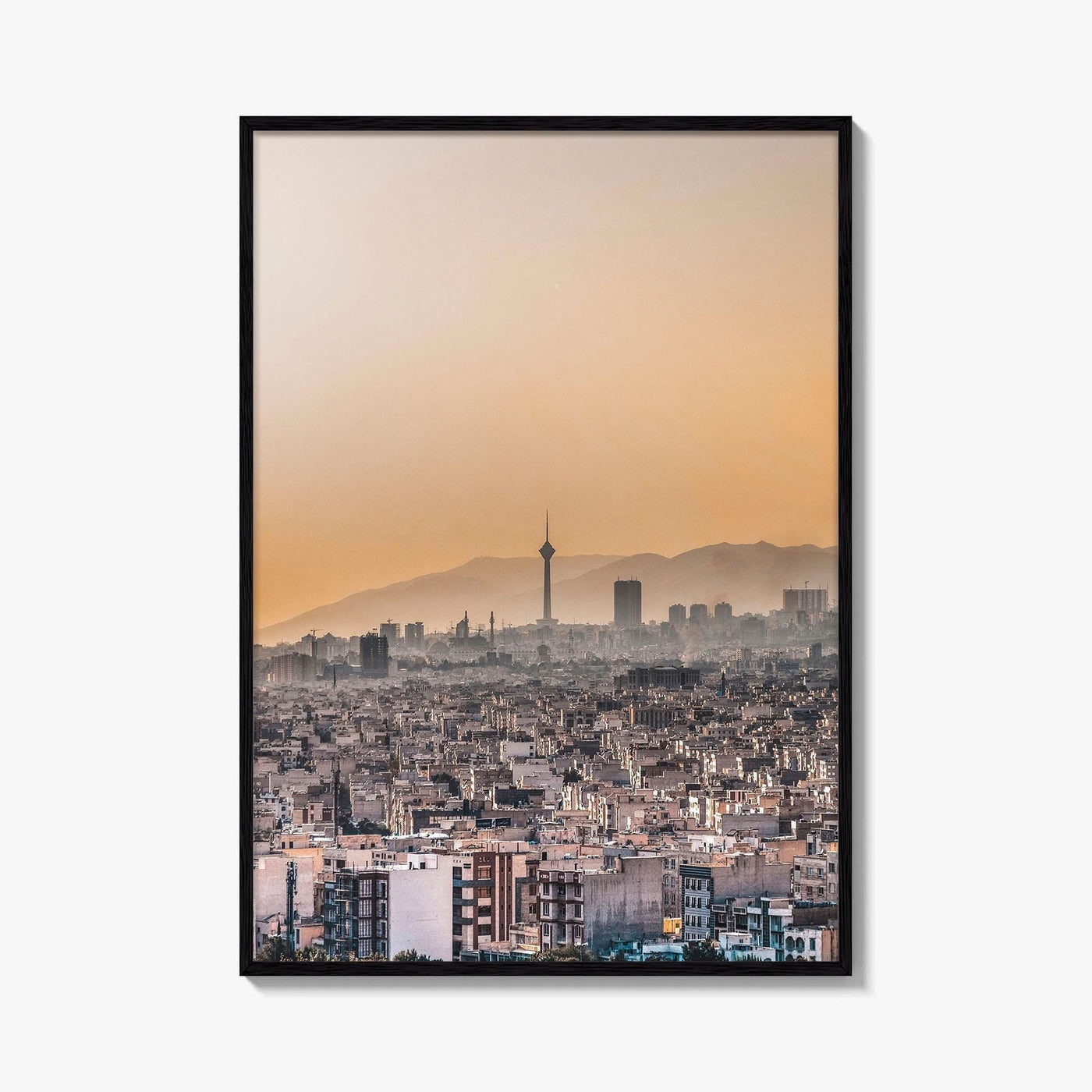 Tehran Skyline Fine Art Photo Print, Milad Tower, Iran Poster