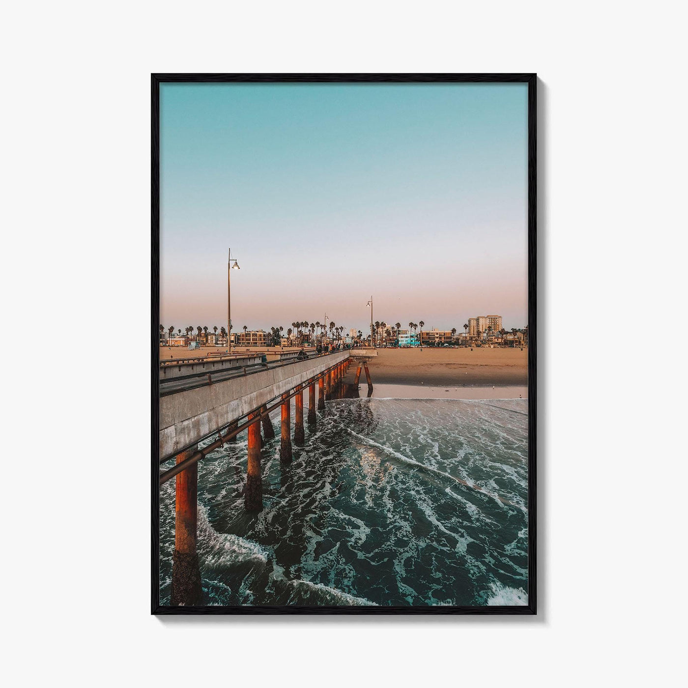 Venice Beach Fine Art Photo Print, Pier, Los Angeles, California Wall Decor Poster