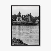 Eagle Harbor Black and White Fine Art Photo Print, Keweenaw Peninsula Michigan Poster