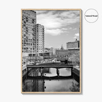 Providence Black and White Fine Art Photo Print, Waterplace Park Poster, Rhode Island Poster