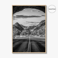 Zion National Park Black and White Fine Art Photo Print, Utah Wall Art