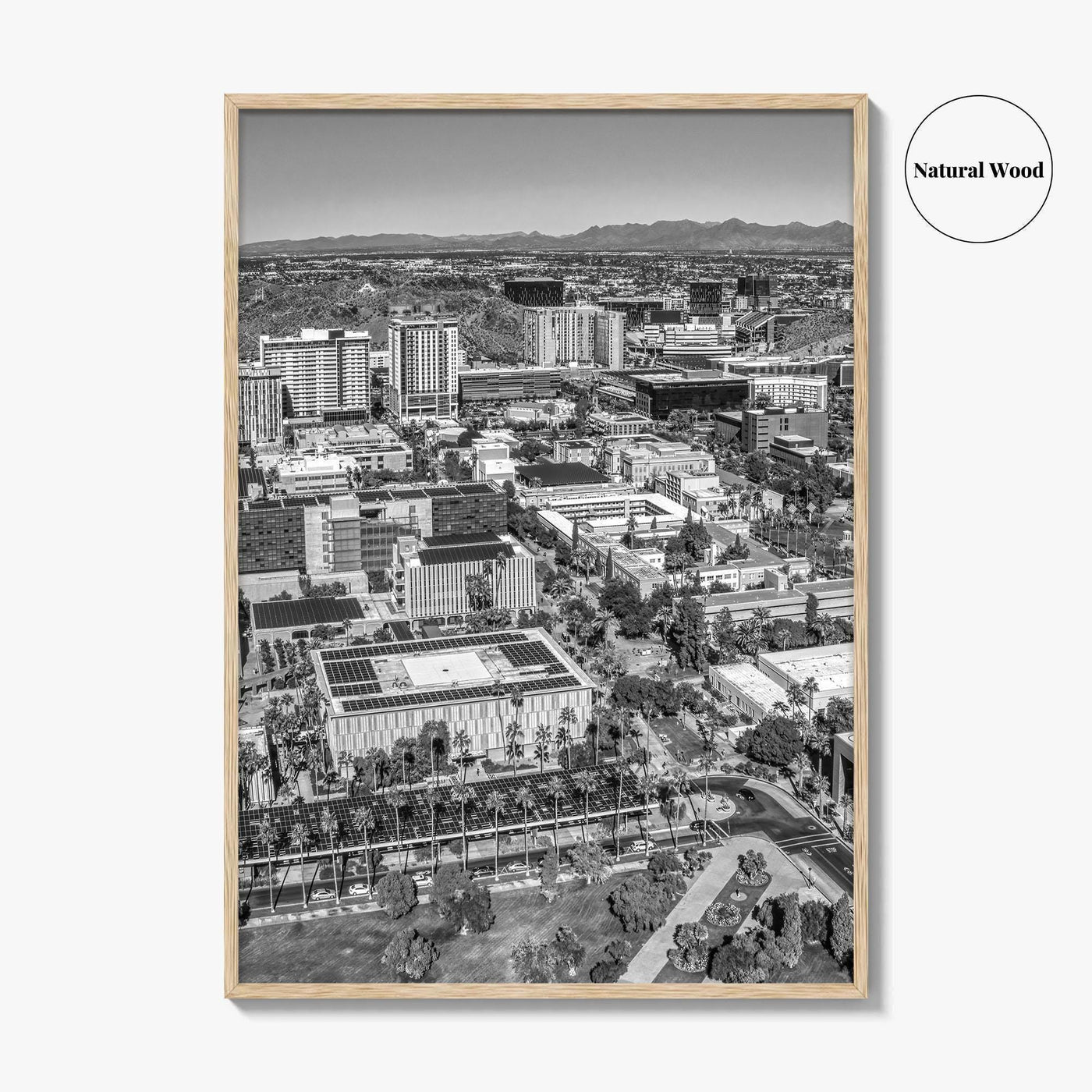 Tempe Black and White Fine Art Photo Print, ASU, Phoenix, Arizona Photo Poster