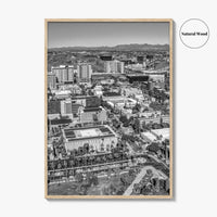 Tempe Black and White Fine Art Photo Print, ASU, Phoenix, Arizona Photo Poster