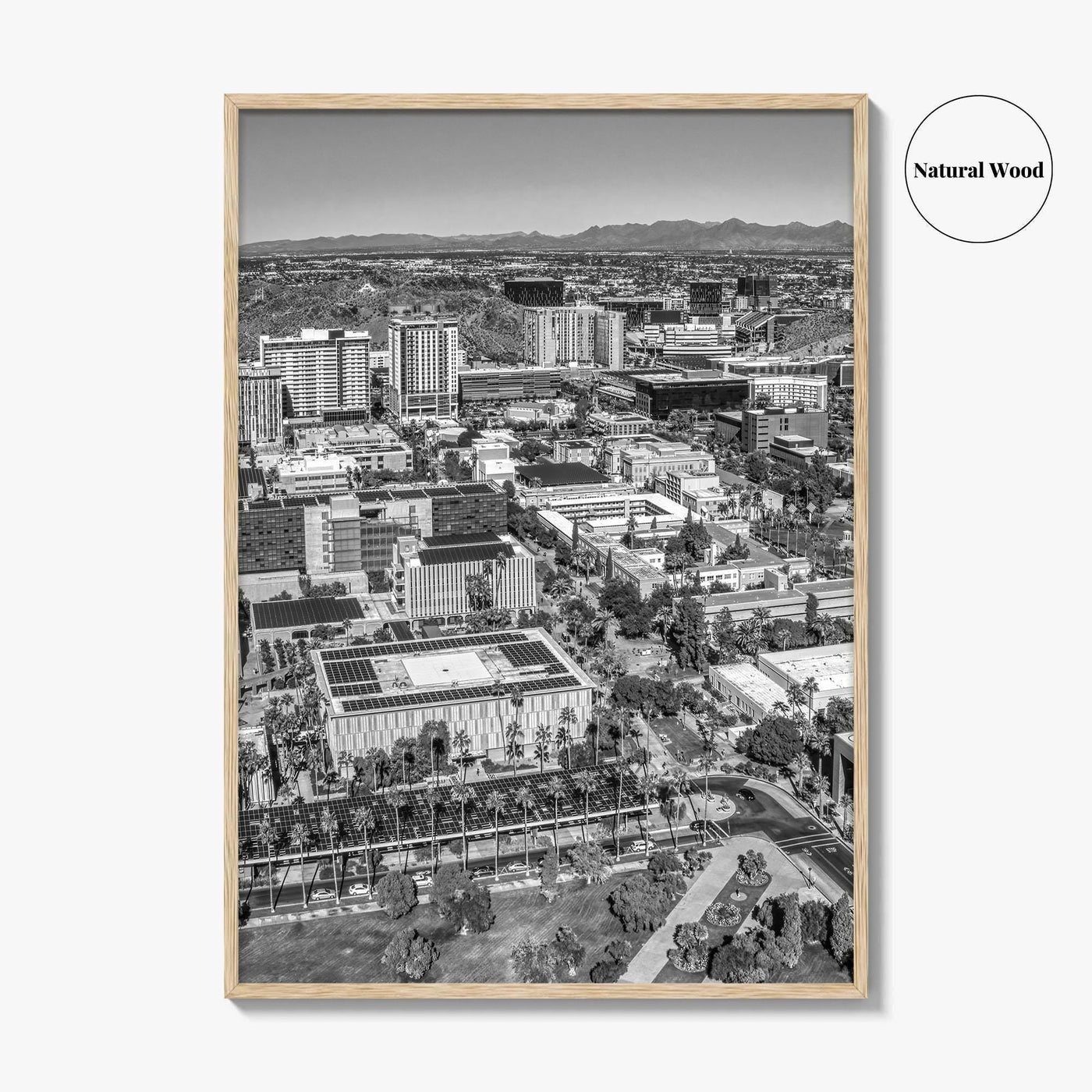 Tempe Black and White Fine Art Photo Print, ASU, Phoenix, Arizona Photo Poster