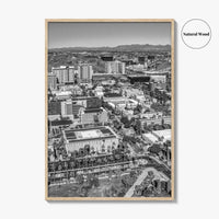 Tempe Black and White Fine Art Photo Print, ASU, Phoenix, Arizona Photo Poster