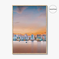 Sarasota Skyline Fine Art Photo Print, Florida USA, Wall Decor Poster