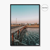 Venice Beach Fine Art Photo Print, Pier, Los Angeles, California Wall Decor Poster