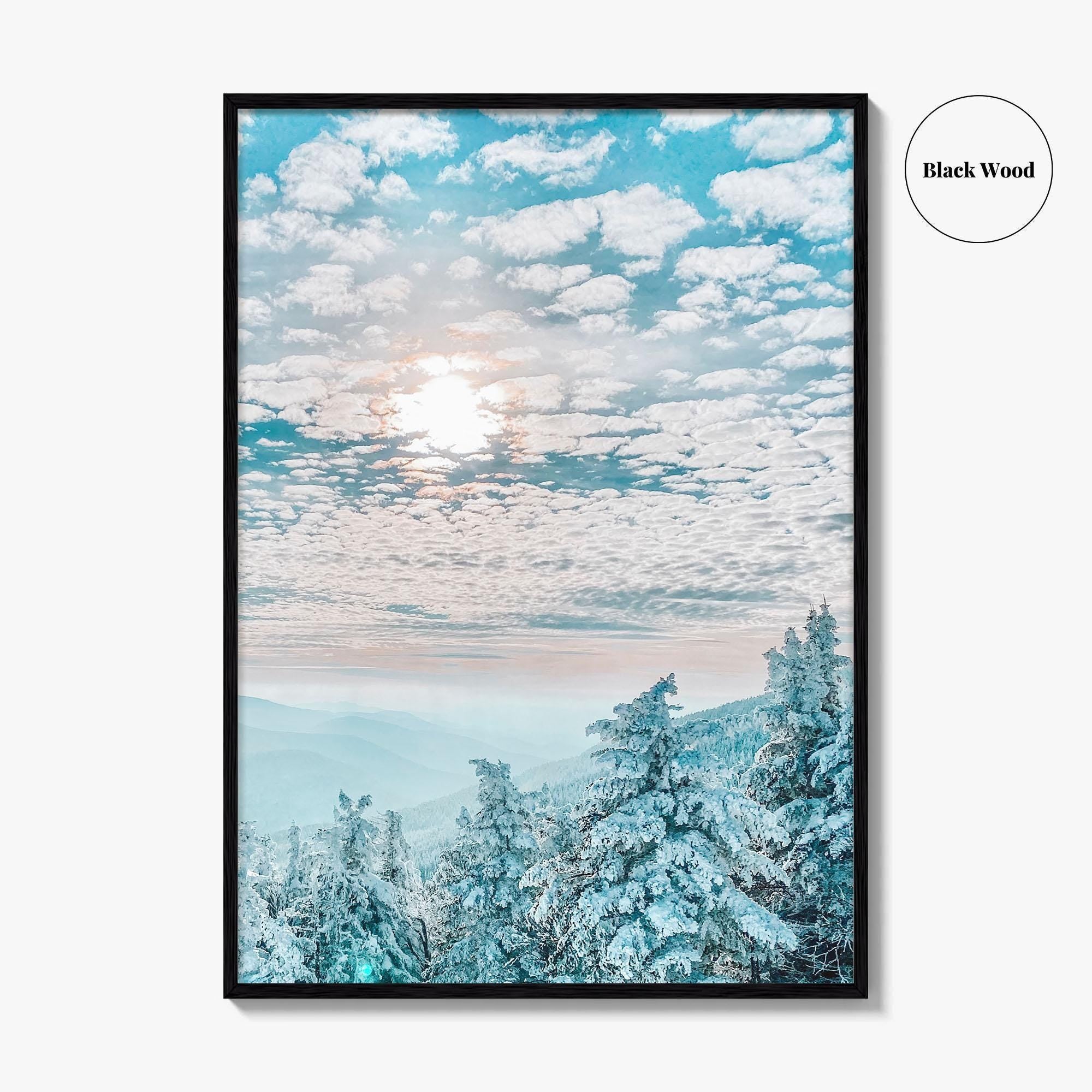 Stowe Vermont Fine Art Photo Print, Ski Resort Winter Wall Poster, USA