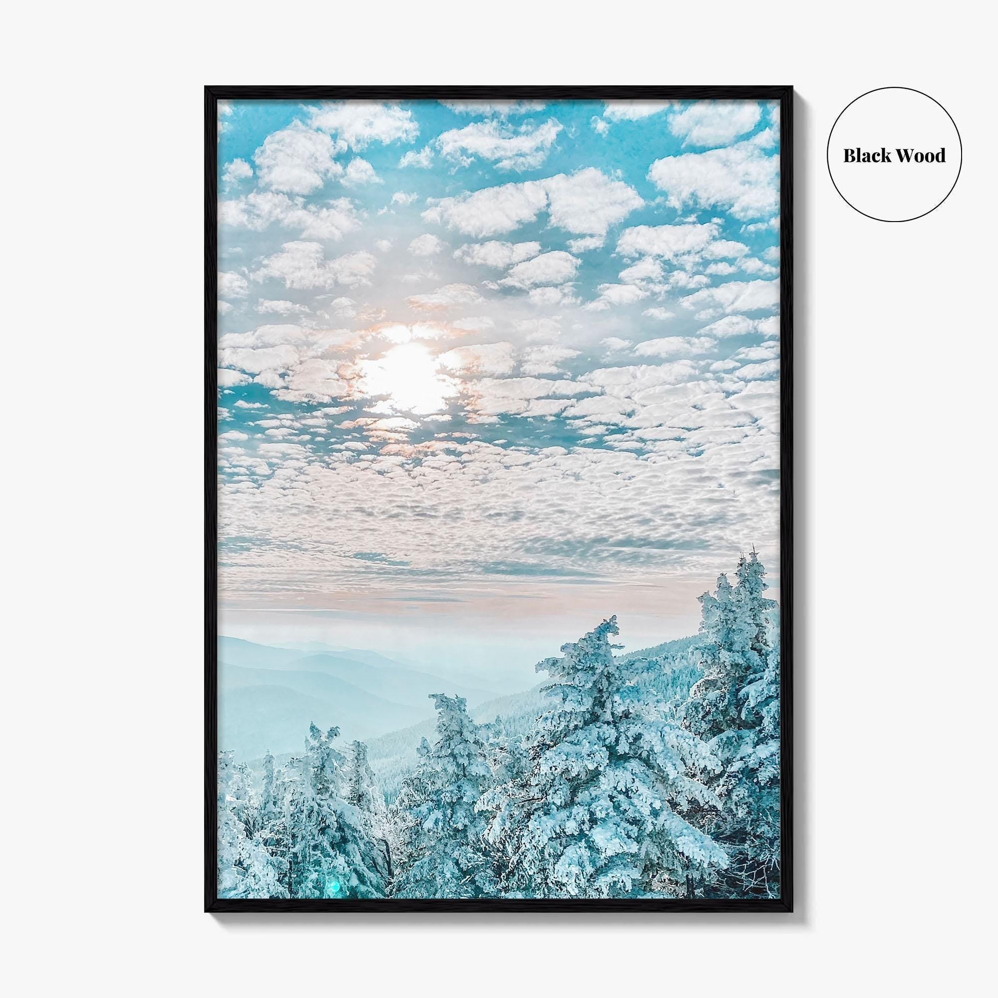 Stowe Vermont Fine Art Photo Print, Ski Resort Winter Wall Poster, USA
