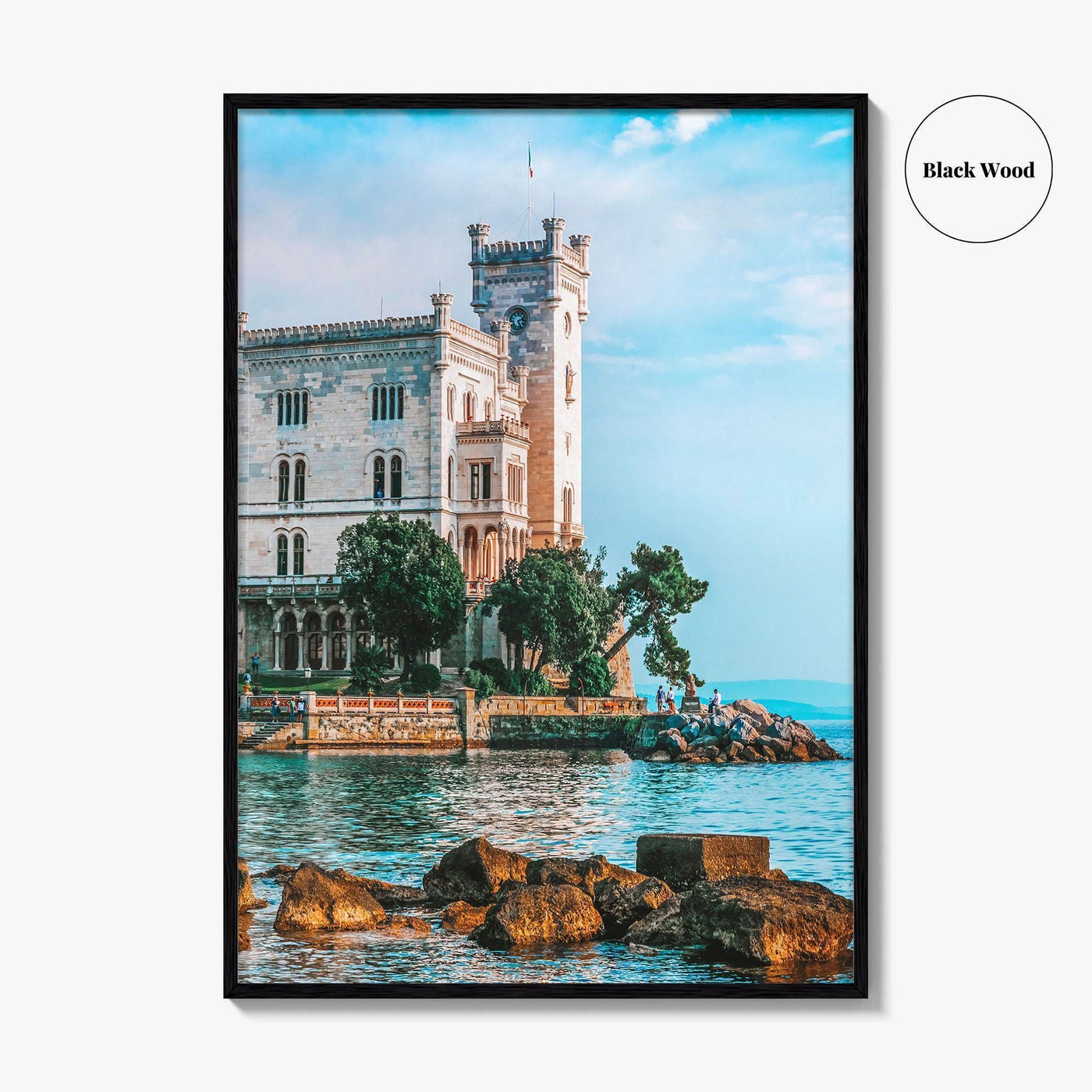 Trieste Fine Art Photo Print, Miramare Castle, Italy, Wall Decor, Poster