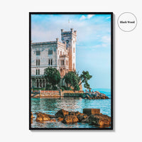 Trieste Fine Art Photo Print, Miramare Castle, Italy, Wall Decor, Poster