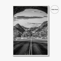 Zion National Park Black and White Fine Art Photo Print, Utah Wall Art