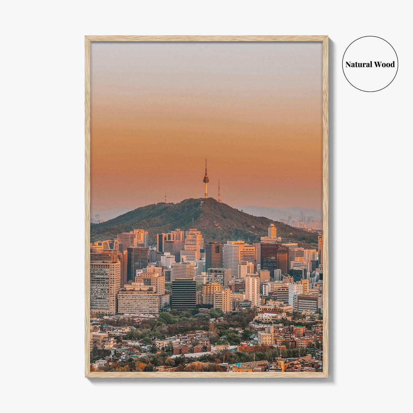 Seoul Skyline Fine Art Photo Print, Wall Decor, South Korea City Poster