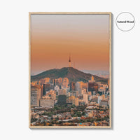 Seoul Skyline Fine Art Photo Print, Wall Decor, South Korea City Poster