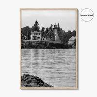 Eagle Harbor Black and White Fine Art Photo Print, Keweenaw Peninsula Michigan Poster