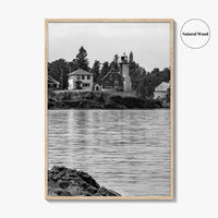 Eagle Harbor Black and White Fine Art Photo Print, Keweenaw Peninsula Michigan Poster