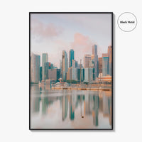 Singapore Skyline Fine Art Photo Print, Marina Bay, City Wall Poster