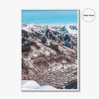 Telluride Fine Art Photo Print, San Juan Mountains Colorado, Winter Wall Decor Poster, USA