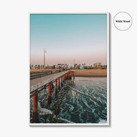 Venice Beach Fine Art Photo Print, Pier, Los Angeles, California Wall Decor Poster