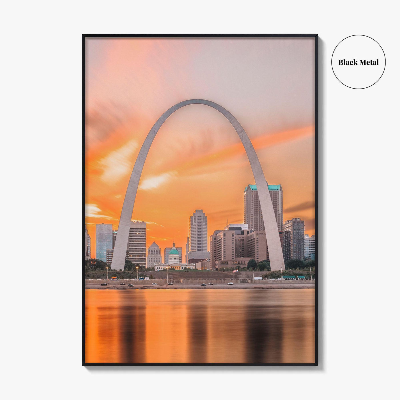 St Louis Fine Art Photo Print, Missouri USA, Mississippi River, STL, Wall Decor Poster