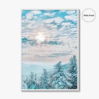 Stowe Vermont Fine Art Photo Print, Ski Resort Winter Wall Poster, USA