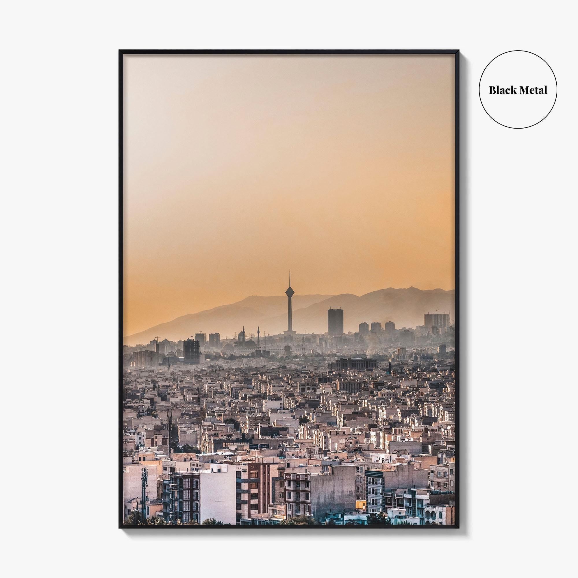 Tehran Skyline Fine Art Photo Print, Milad Tower, Iran Poster