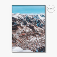 Telluride Fine Art Photo Print, San Juan Mountains Colorado, Winter Wall Decor Poster, USA