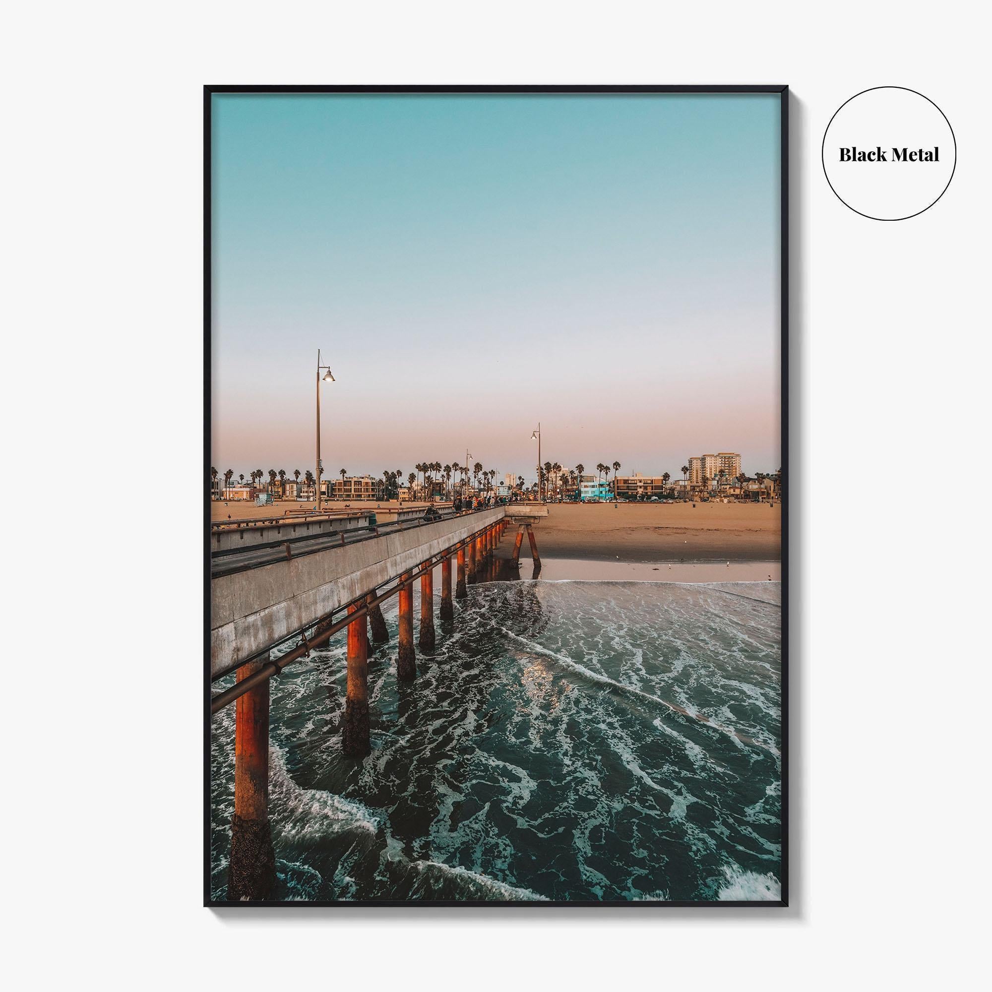 Venice Beach Fine Art Photo Print, Pier, Los Angeles, California Wall Decor Poster