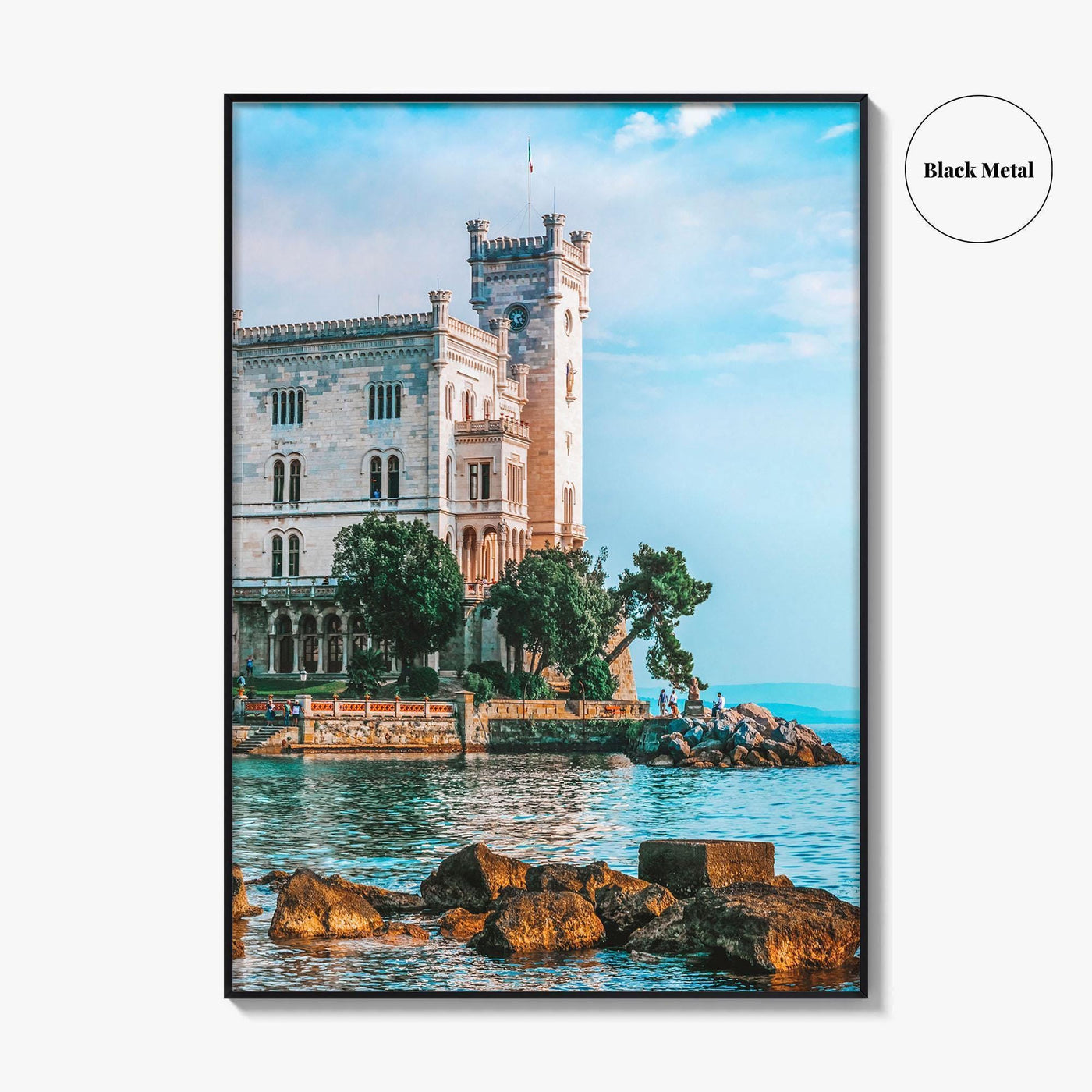 Trieste Fine Art Photo Print, Miramare Castle, Italy, Wall Decor, Poster