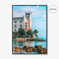 Trieste Fine Art Photo Print, Miramare Castle, Italy, Wall Decor, Poster