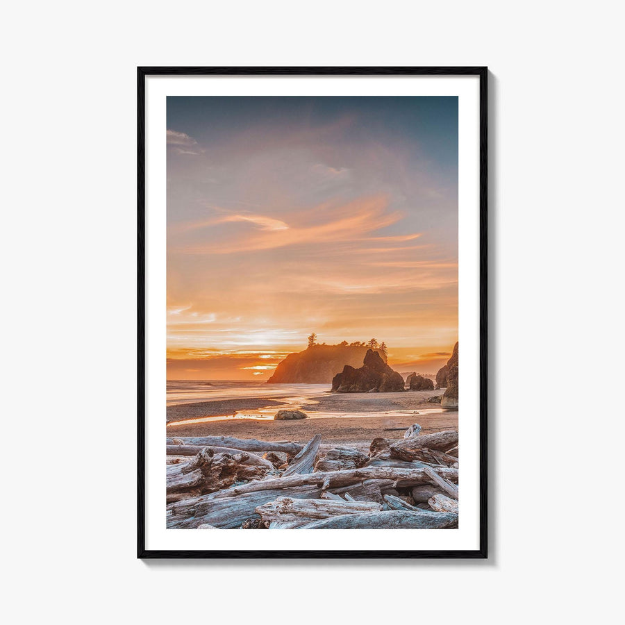Olympic National Park Fine Art Photo Print, Ruby Beach, Washington Wall Art Poster