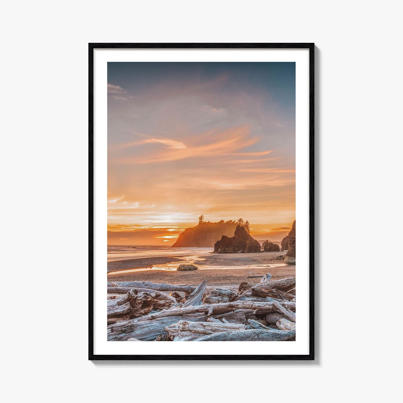 Olympic National Park Fine Art Photo Print, Ruby Beach, Washington Wall Art Poster