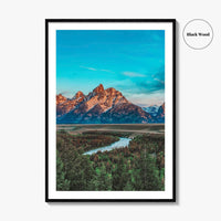 Wyoming Fine Art Photo Print, Grand Teton National Park, Snake River Overlook Poster