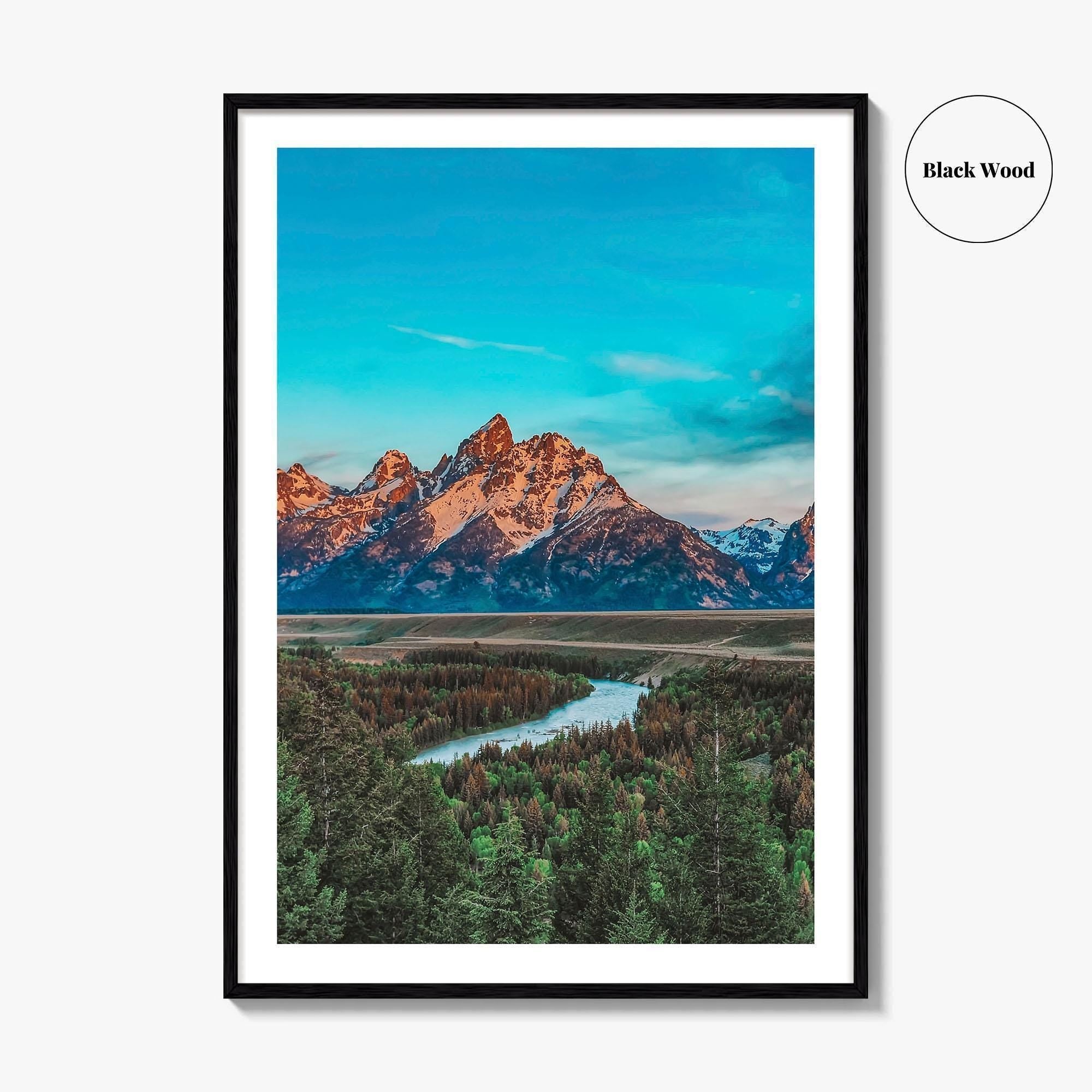 Wyoming Fine Art Photo Print, Grand Teton National Park, Snake River Overlook Poster