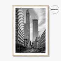 Tribeca Black and White Fine Art Photo Print, Manhattan New York City Poster