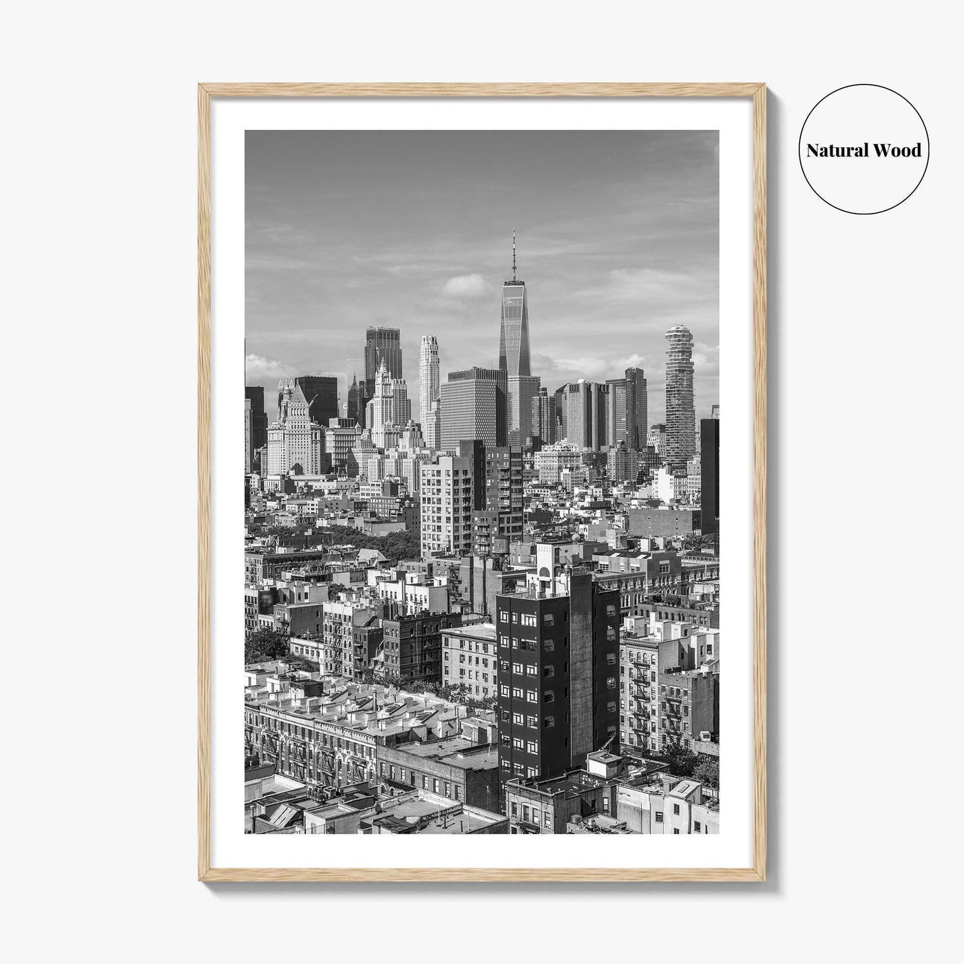 Lower East Side Black and White Fine Art Photo Print, New York Manhattan Poster