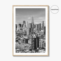 Lower East Side Black and White Fine Art Photo Print, New York Manhattan Poster