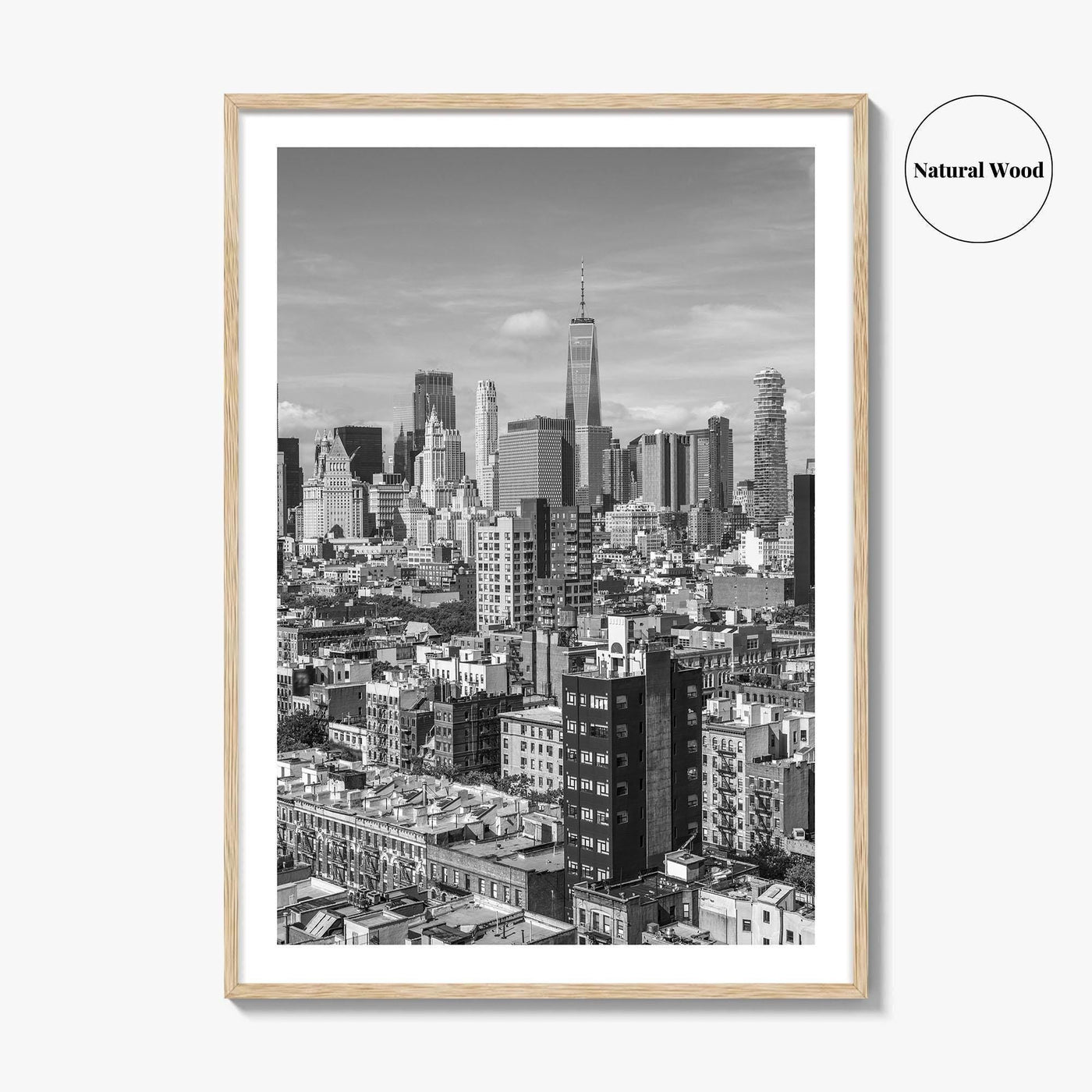 Lower East Side Black and White Fine Art Photo Print, New York Manhattan Poster