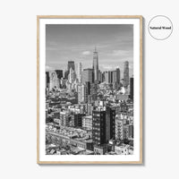 Lower East Side Black and White Fine Art Photo Print, New York Manhattan Poster