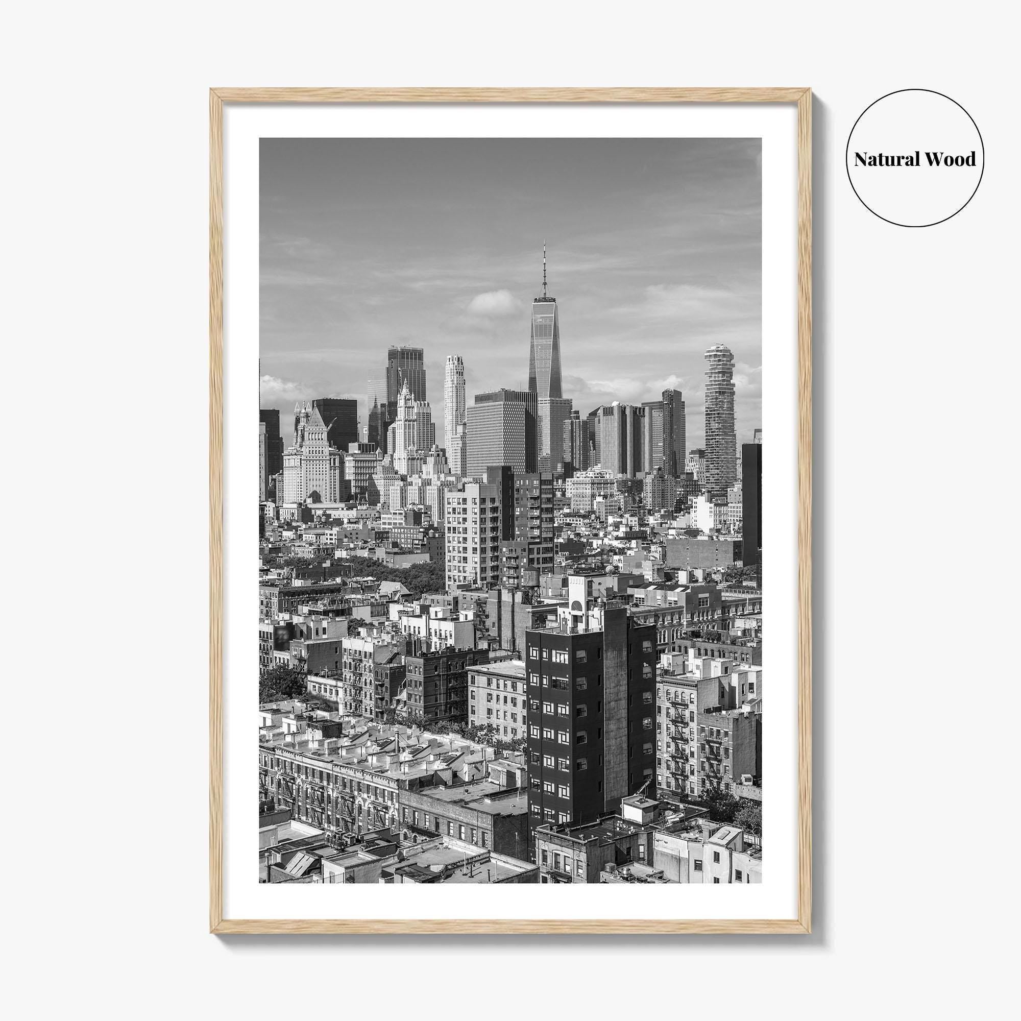Lower East Side Black and White Fine Art Photo Print, New York Manhattan Poster