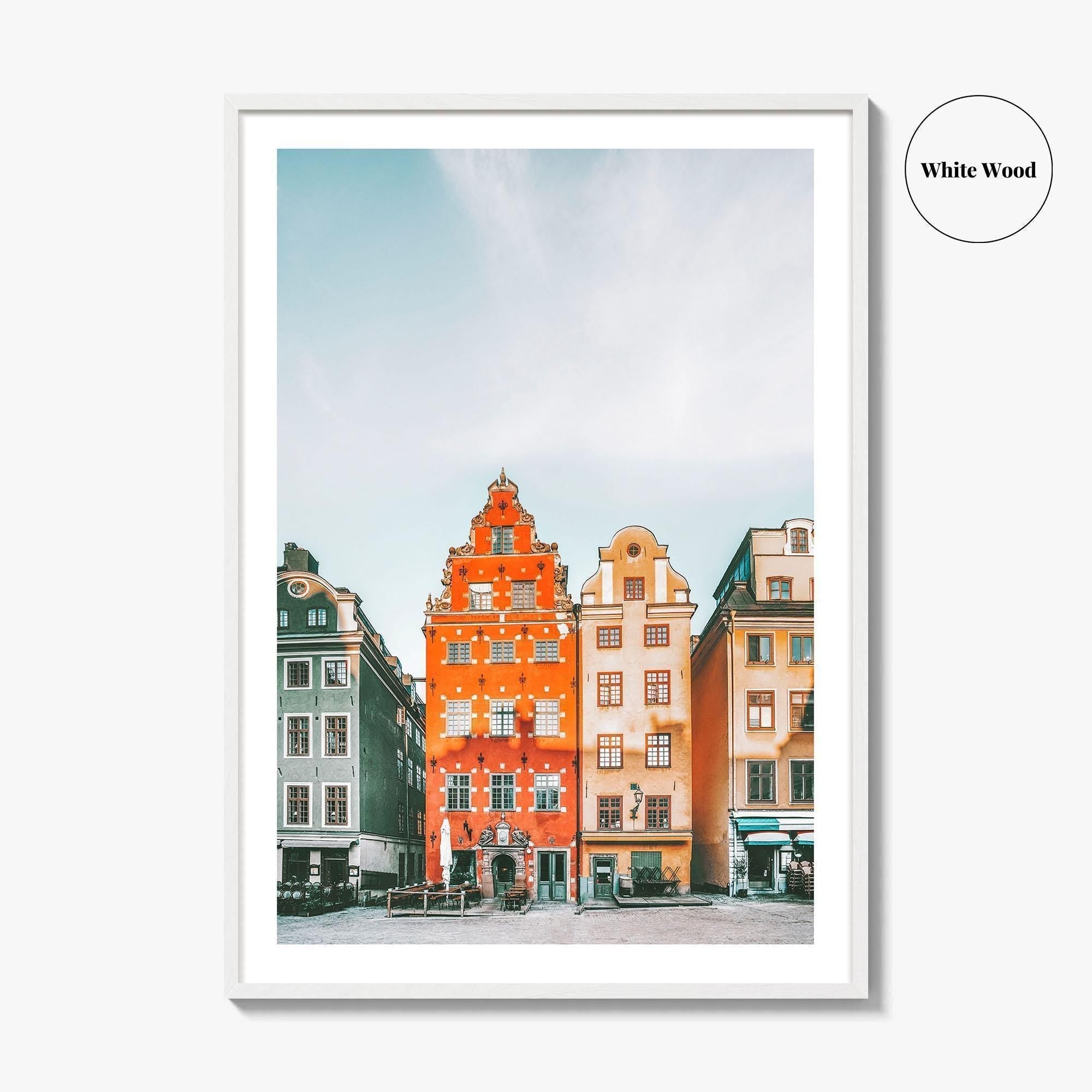 Stockholm Fine Art Photo Print, Stortorget Gamla Stan, Sweden Wall Poster, Architecture