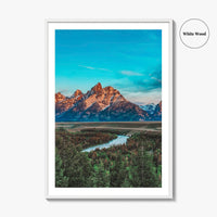 Wyoming Fine Art Photo Print, Grand Teton National Park, Snake River Overlook Poster