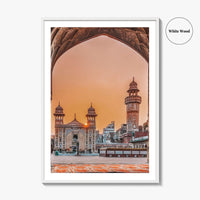 Lahore Fine Art Photo Print, Wazir Khan Mosque, Punjab Pakistan Wall Poster