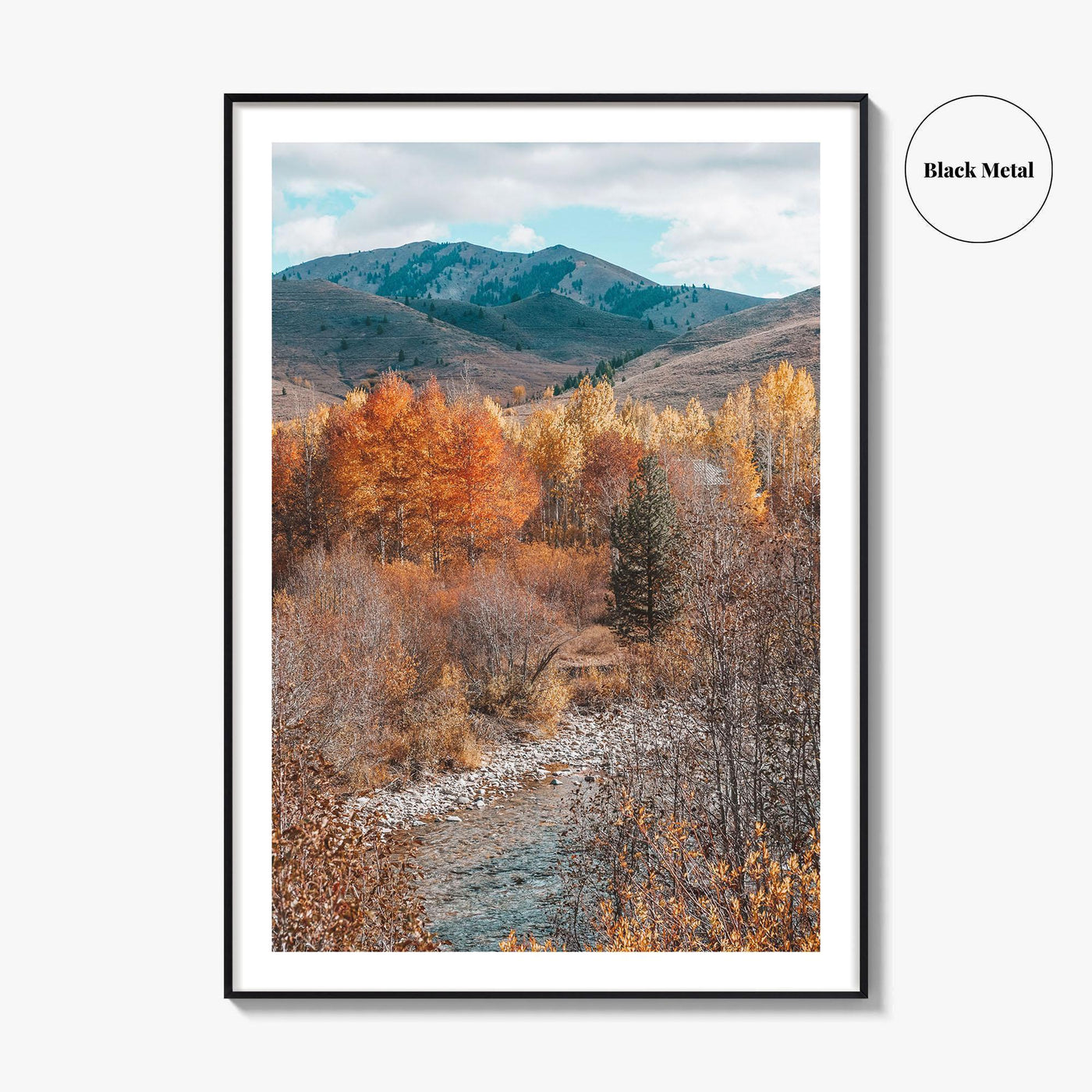 Sun Valley Fall Colors Fine Art Photo Print, Idaho Wall Poster, Ketchum USA