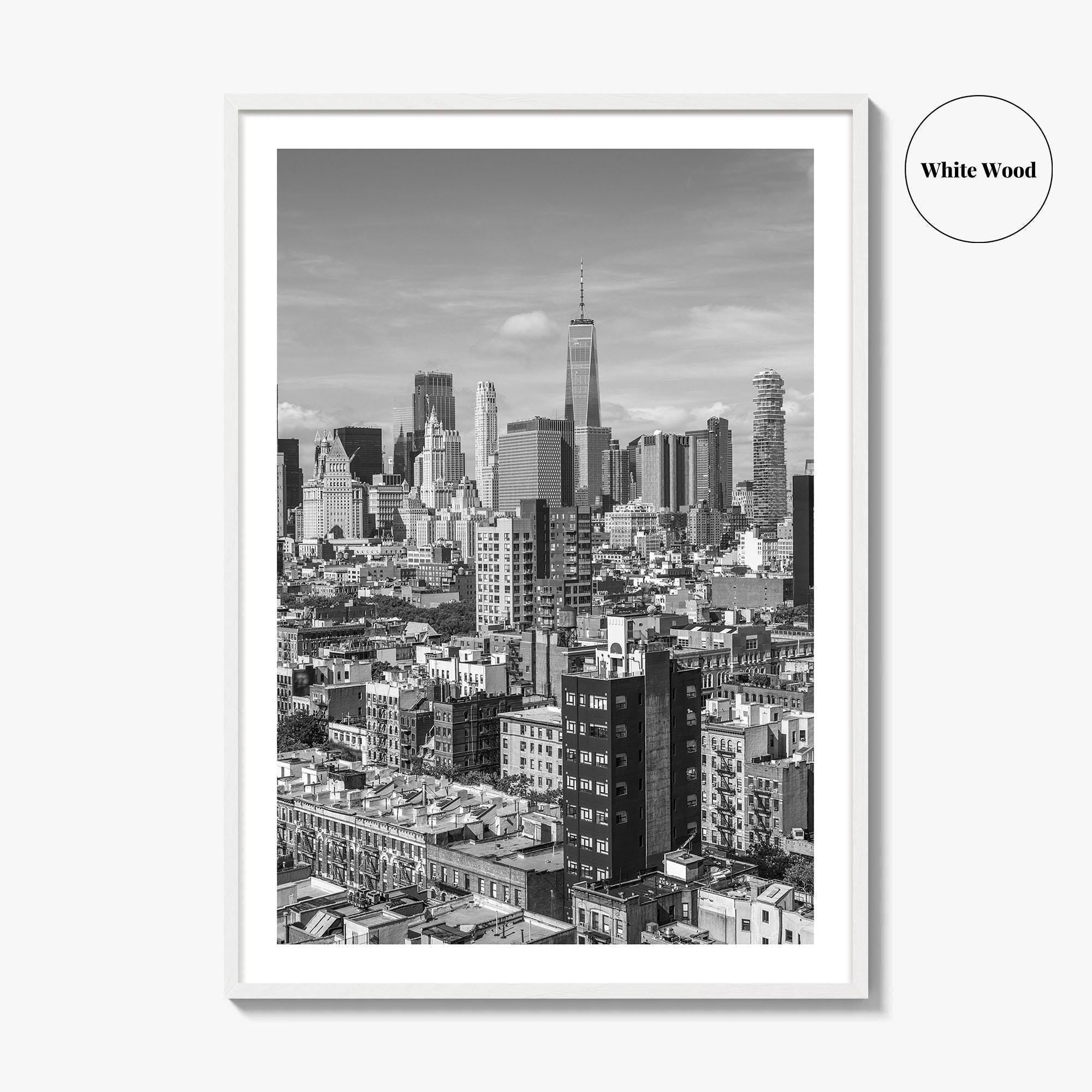 Lower East Side Black and White Fine Art Photo Print, New York Manhattan Poster