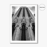 Tulsa Black and White Fine Art Photo Print, Boston Avenue Methodist Church