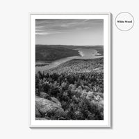 Lake George Black and White Fine Art Photo Print, Adirondacks, Upstate New York Poster