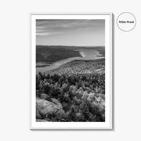 Lake George Black and White Fine Art Photo Print, Adirondacks, Upstate New York Poster